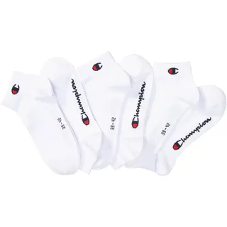 Champion Kurzsocken "6pk Quarter Socks" Packung, 6 Stk. tlg. für Fitnessaktivitäten geeignet, sportlicher Stil, 6er-Pack, weiß