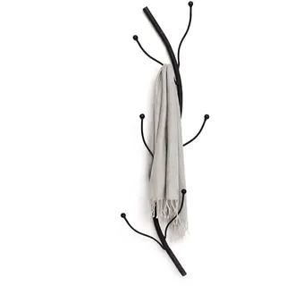 DanDiBo Dandibo Wandgarderobe Metall Schwarz 93861 Flora Garderobe Wand Garderobenhaken Flurgarderobe Kleiderhaken Hakenleiste , 22x97x8 cm , Garderobe, Garderoben-Sets & Garderoben-Serien, Garderoben-Sets