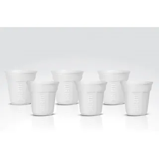 Bialetti Espressotasse 0,09 l Weiß 6 St.