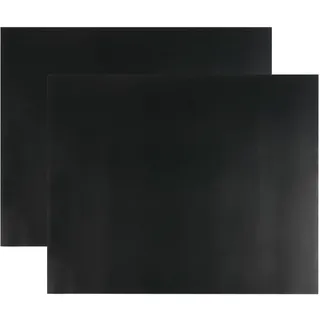 2 Stück Grillmatten, Universal Teflon Ofenmatte 40x50cm, Dauerbackfolie, Antihaft-Backofeneinlagen für den Ofenboden, Wohnaccessoires & Küchenzubehör, Passend für die meisten Öfen und Herde, Schwarz