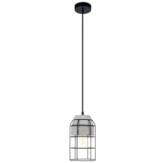 EGLO CONSETT PENDELLEUCHTE Ø140 BETON/SCHWARZ