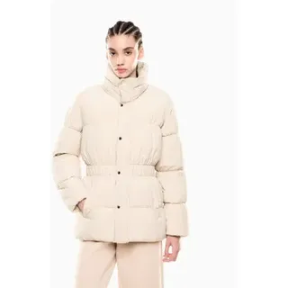 EA7 für Damen. 7W000527_AF15914 Nylon-Steppjacke Logo Series beige (XXL), Lässig, Polyamid