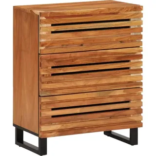 vidaXL Sideboard 2 Stk. 60x34x75 cm Massivholz Akazie - Braun