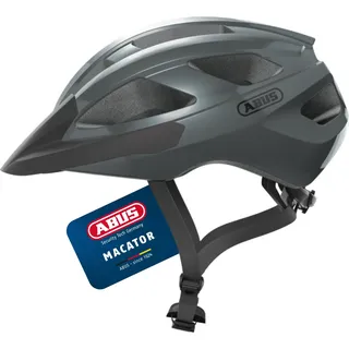 Macator 51-55 cm race grey shiny