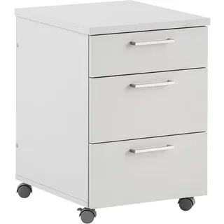 MÖBELPARTNER Serie 1500 Rollcontainer 41,2 x 49,6 x 60,1 cm lichtgrau