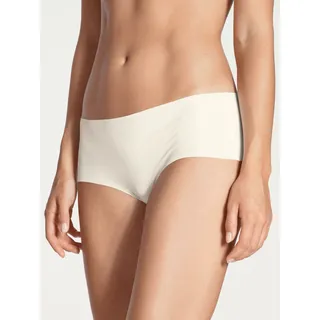 Panty CALIDA "Natural Skin", Damen, Gr. L (48/50), weiß, Interlock, Obermaterial: 80% Modal (TENCELTM), 20% Elasthan, unifarben, körpernah, Unterhosen Panty, mit hüftiger Schnitt, seidig weich, atmungsaktiv, elastisch