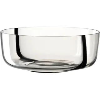 LEONARDO "ALVEO, aus hochwertigem Farbglas mit Unikat-Charakter", 1 Stk. aus Glas, spülmaschinengeeignet, transparent, taupe, schwarz),