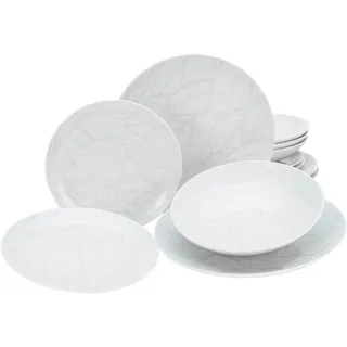 CreaTable Geschirrset 12-tlg. Blätter