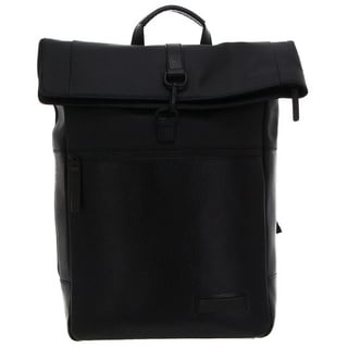 JOST Rolltop Rucksack Stockholm Backpack Courier Rucksäcke Schwarz Herren