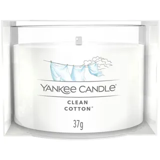 Yankee Candle Clean Cotton Votivkerze 37 g weiß