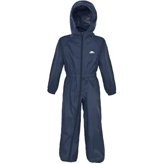 Trespass Button Rain Overall Navy Blue 5-6 Jahre