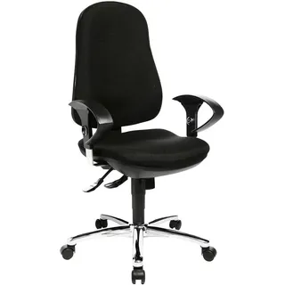 TOPSTAR Support Syncro Deluxe Bürodrehstuhl - Schwarz