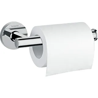 Hansgrohe Logis Universal Toilettenpapierhalter, Klopapierhalter für Wandmontage, Klorollenhalter, verdeckte Befestigung, Badezimmer Zubehör, Chrom, 41726000