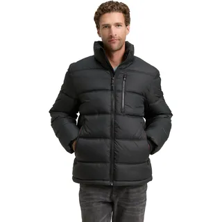 Tom Tailor Herren Puffer-Jacke aus wasserabweisendem Material