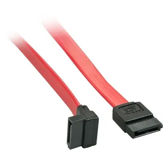 Lindy 33350 Internes SATA III Kabel, 1x 90° Stecker, 0,2m