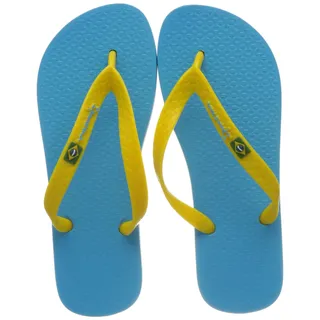 Ipanema Classic Brasil II Kids Zehentrenner, blue/yellow, 25.5 EU, 25.5 EU Schmal