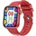 IGo Watch 3 BT 46 mm Kunststoffgehäuse Rot Silikonarmband Rot M