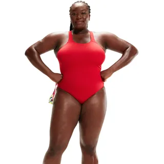 Speedo Badeanzug Damen Rot 34