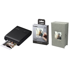 Bild SELPHY SQUARE QX10 mobiler WLAN-Farbfotodrucker, Premium-Kit, Schwarz