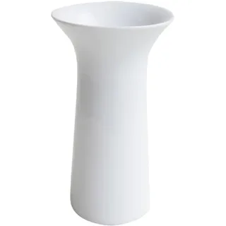 ASA Yoko Vase mit Rillendekor in Rose, aus Porzellan hergestellt, Durchmesser: 10cm, 1360611, Weiß