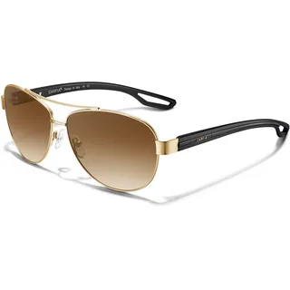 CARFIA Retro Polarisierte Damen Herren Sonnenbrille UV400 Schutz Outdoor Fahren Sport Brille
