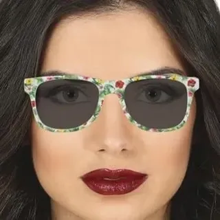 FIESTAS GUIRCA | Exotische Multicolor Brille - Party Zubehör für Sommer und Graduierungen - Ideal für Hawaii Feiern und Themenpartys - Unisex Erwachsene - Multicolor