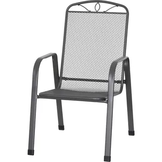 Siena Garden Stapelsessel 57 x 75 x 94 cm matt anthrazit