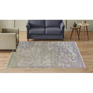 Kayoom »Dilan 300« rechteckig 5 mm Höhe weicher Kurzflor, Vintage Look, Wohnzimmer,