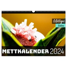 Bild Mettkalender - Mettigel Edition (Wandkalender 2024 DIN A4 quer), CALVENDO Monatskalender