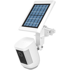 HOLACA 2-in-1 Universal-Dachrinnenhalterung Kamera Halterung Kompatibel mit Spotlight Kamera Plus/Pro, Stick Up Cam/Pro, Ring-Solarpanel (1 Packung Weiß)