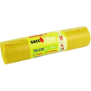 Säcke VIROSAC Wohnhaus Gelb Rolle PZ.10 70x110 CM 24 Rollen