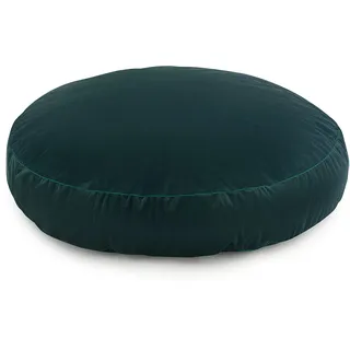 OLIFANT TOYS Candy Blumenboden Kisse, Plüsch bequemen Sitzkissen, Für Schlafzimmer Wohnzimmer Kinderzimmer, einzigartige Deko, weiche Kuschelkissen, Velours, Grün, Ø 90 cm