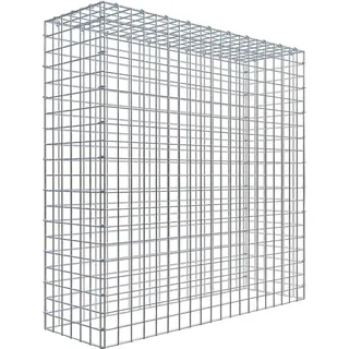Gabiona C-Ring-Gabione-Anbaukorb Typ 3 100 x 100 x 30 cm Maschenw 5 x 5 cm