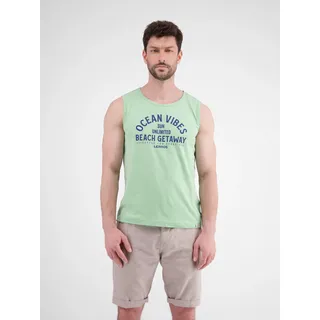LERROS Muskelshirt »LERROS Herren Tanktop mit Brustprint«, grün