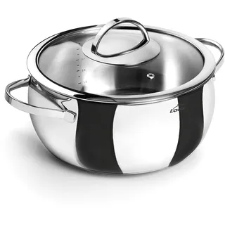 LACOR 79028 Bratentopf mit Deckel 28 cm