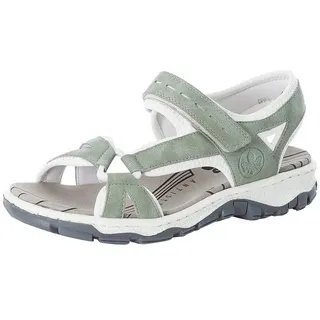 Rieker Damen - Sandalen & Flip Flops 68879-52 grün / 52 Gr.39