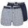 Herren NOS Boxer 2er Pack Sortiert Dark Blue XXL
