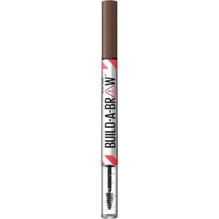 Maybelline NEW YORK Build-A-Brow Beidseitiger Augenbrauenstift für Fixation und Form Farbton 257 Medium Brown