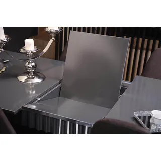 Esstisch 6x Stuhl Gruppe Tisch Möbel 8tlg. Set Esszimmer Garnitur - Grau