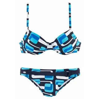 KangaROOS Bügel-Bikini Damen Blau 38 Cup E