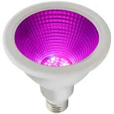 PR Home Grow LED Pflanzenlampe E27 PAR30 Leuchtmittel 12W IP65 30° 450umol/m2s 450nm/620-630nm