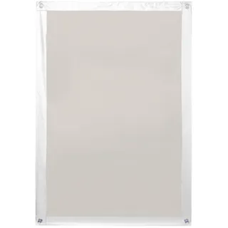 Dachfensterrollo LICHTBLICK ORIGINAL "Haftfix Hitzeschutz Verdunkelung" Gr. 2, beige, B:36cm H:76,9cm, Polyester, Rollos, Dachfensterrollo, mit Thermobeschichtung