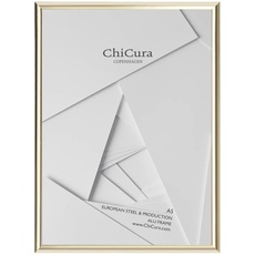 ChiCura Acryl Aluminium Rahmen, A5 Größe, Golden
