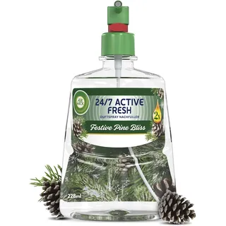 Air Wick Active Fresh Wasserbasiertes Automatisches Duftspray Nachfüller Festive Pine Bliss 228ml