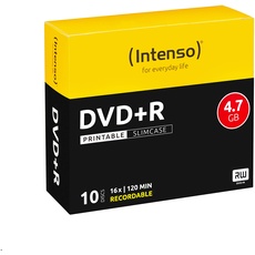 Bild von DVD+R 4,7GB 16x 10er Slimcase