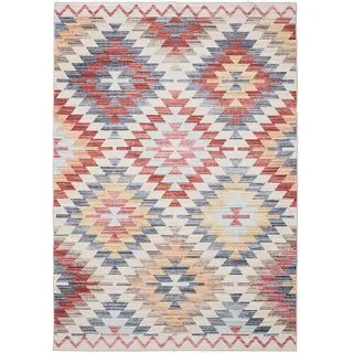 benuta Vintage-Teppich George waschbar 120x170 cm , Multicolor, Beige , Kunststoff , Vintage , Rechteckig , 120x170 cm , Oeko-Tex® Standard 100 , in verschiedenen Größen erhältlich, rutschfeste Unterfläche, waschbar , Teppiche und Böden, Teppiche, Vintageteppiche
