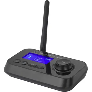 Renkforce RF-BTR-210 (Sender & Empfänger), Bluetooth® Audio Adapter, Schwarz