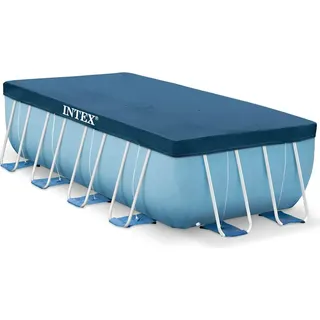 INTEX Poolabdeckung Rechteckig 390x180 cm 28037 - Blau