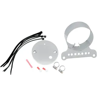 Drag Specialties Single Harley Davidson Fxd 1340 95-98/fxd 1450 99-05/xl 883 95-09 Tachometerabdeckung - Chrome - One Size