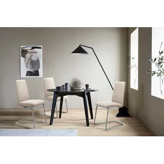 Stressless® Polsterstuhl »Laurel« () Low Back, Größe L, mit Beinen aus Stahl in Chrom glänzend, beige